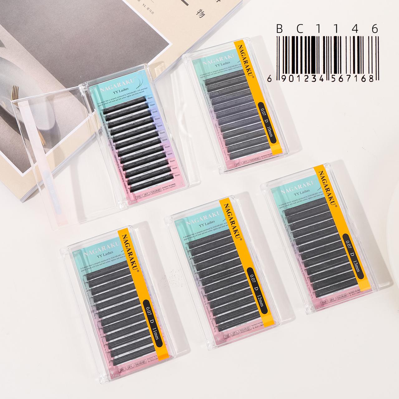 WhatsApp Image 2025-12-26 at 00.22.35 (30) EXTENSIONES DE PESTAÑAS TECNOLOGICAS 2D YY NAGARAKU 0.07D MEDIDA UNICA BC1146/67168 - Image 1