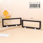 Caja de Exhibición de Joyas Blanco y negro 90*230*20 (SIN BASE) BC2788/2789