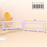 Caja de Exhibición de Joyas Blanco y negro 90*230*20 (SIN BASE) BC2788/2789 - Image 2