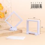 Caja de Exhibición de Joyas Blanco y rosa y negro 90*90*20 (SIN BASE) BC2784/BC2785 - Image 2