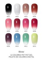 12 COLORES PAT PAT GEL PALETA DE COLORES ELOISE 11837