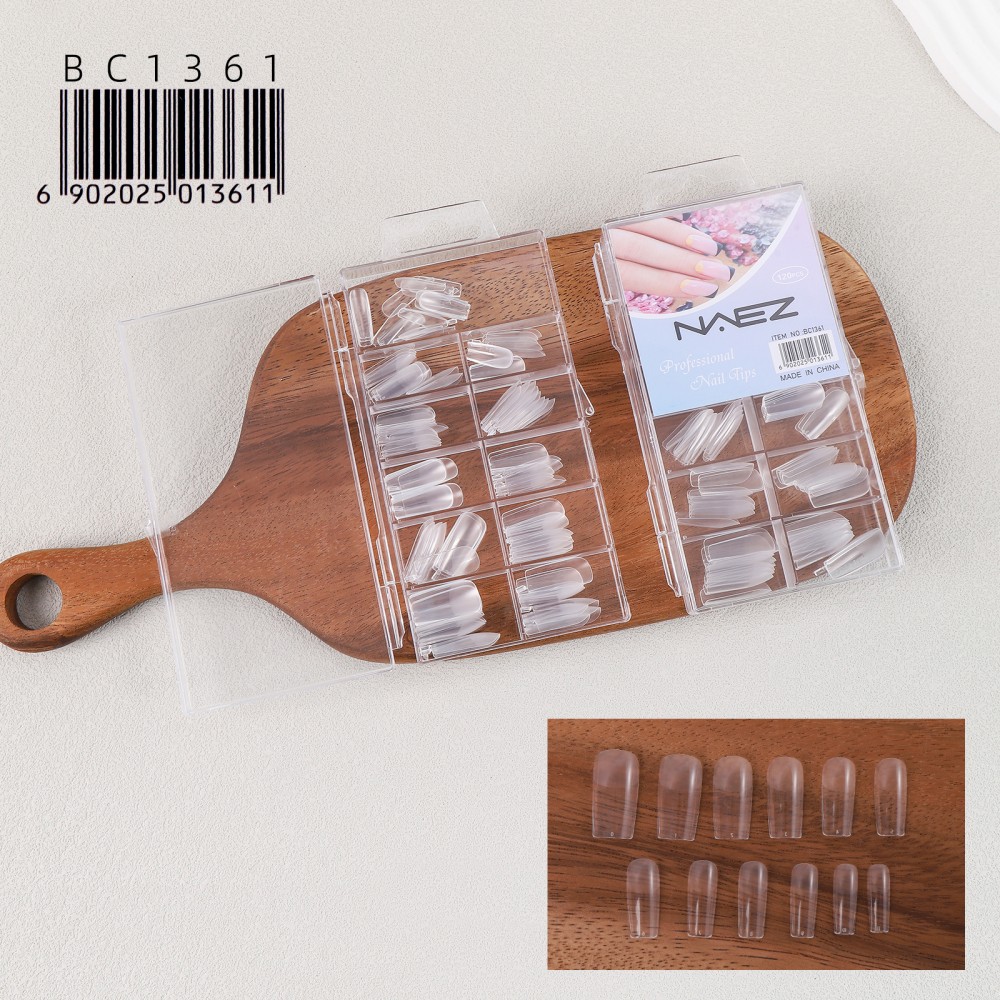 图片 105 Caja de Tips para Uñas Forma Cuadrada NAEZ - BC1361/13611 - Image 1