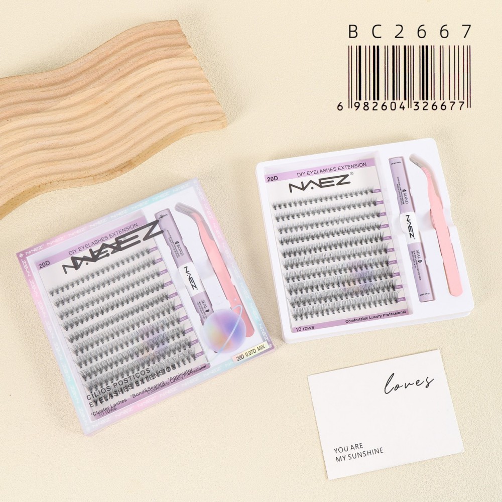 图片 20 Kit De Extensiones De Pestañas DIY Naez BC2667/26677 NAEZ - Image 1