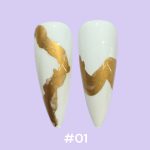 METALLIC WATER BLOOMING 10ML #01 CHAMPAGNE GOLD RIMERA QUINCE/RIMERA 15 RQ-ES29-1/29019 - Image 2
