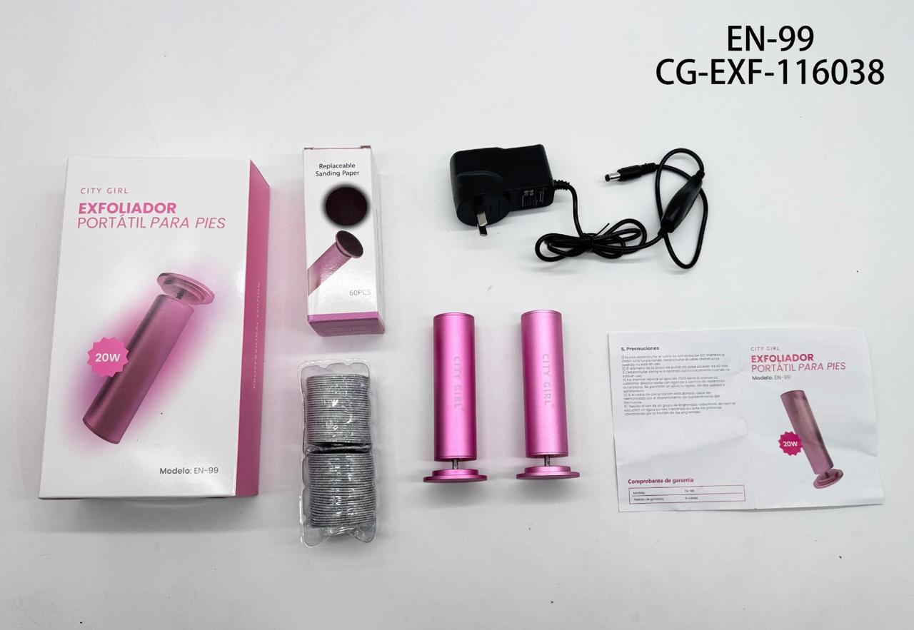 bad880a4-8884-46e7-85a6-e590b7eff98d Exfoliador para Pies Removedor de Durezas y Piel Muerta CITY GIRL EN-99/60386 - Image 1