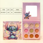 Paleta De Sombras Angel Stitch Rosa Con Espejo X9 Tonos DH-JZD-EYE-0927/09274 - Image 2