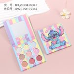 Paleta De Sombras Stitch Cute Con Espejo X9 Tonos DH-JZD-EYE-0934-1/DH-JZD-EYE-0934-2/09342