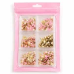 Set de Deco de Moños y Piedras para Nail Art XFH/260326 - Imagen 3