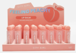 CBALSAMO LABIAL FEELING PEACHY  CITY GIRL RL-12248