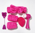 Set DE BELLEZA CON VINCHAS Y ESPONJA Y CEPILLO FACIAL MELY MYB9-0041 - Imagen 2