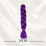 Pelo Kanekalon para trenzas violeta Y35 BC2038/