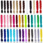 Pelo Kanekalon para trenzas violeta Y35 BC2038/ - Imagen 2