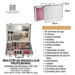 Set De Maquillaje Completo Maletín Profesional Makeup MC1159/