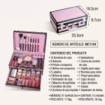Set De Maquillaje Completo Maletín Profesional Makeup MC1104/