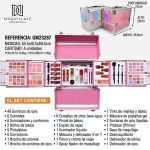Set De Maquillaje Completo Maletín Profesional Makeup GM23287/