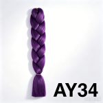 Pelo Kanekalon para trenzas violeta Y34 BC2038
